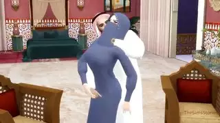 انتقام من الخيانة: زوجة عربية تأخذ قضيبًا عربيًا غليظًا