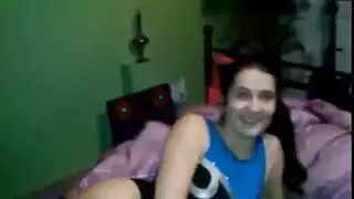 لاعبة جمباز حمام نحيف